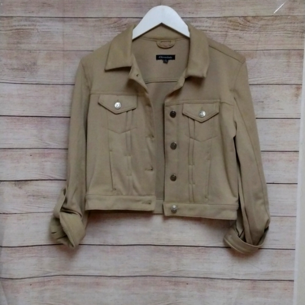 Chocolate cute cute jacket in size Large